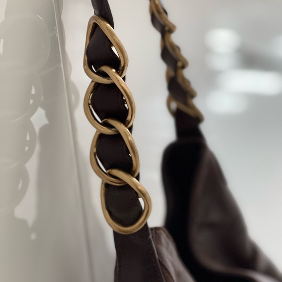 Elaine Turner Chocolate Brown, Hobo Shoulder Bag, Butter Soft Leather.Delicious - Picture 5 of 9